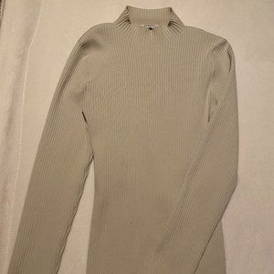 Aritzia Babaton Sculpt Knit Tie-Back Long sleeve